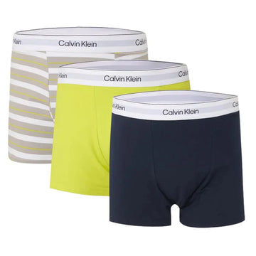 Calvin Klein Men's 3 Pack Trunk - Icon Cotton Stretch
