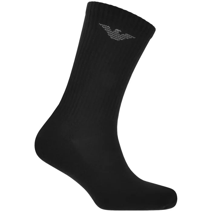 Emporio Armani 3 Pack Socks Black