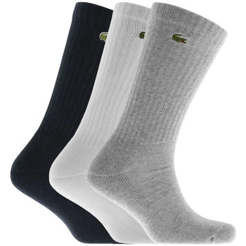 Lacoste Logo 3 Pack Socks