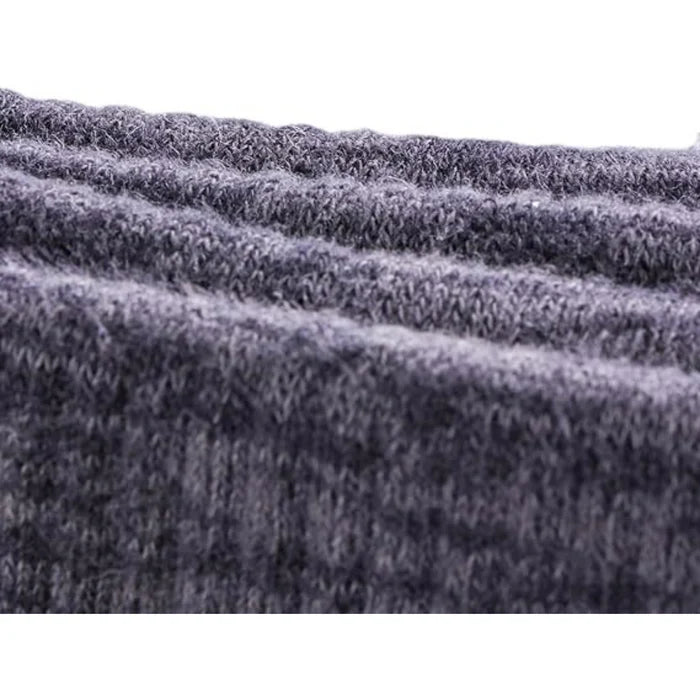 Men's Sports Socks Moisture Wicking 5 Pairs - Black/Grey