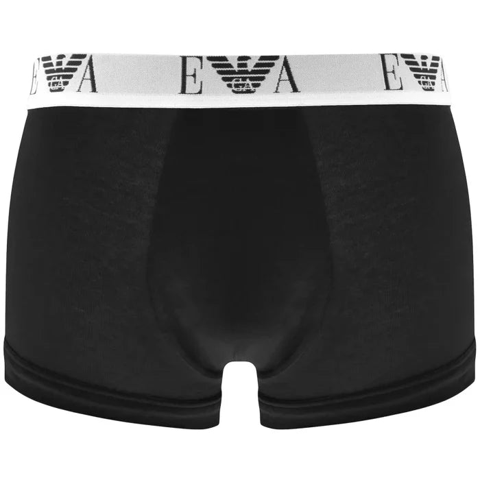 Emporio Armani Underwear 3 Pack Boxer Trunks Black