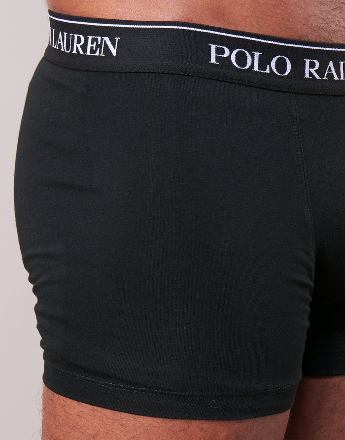 Polo Ralph Lauren Classic Boxer Trunks 3-Pack - Black