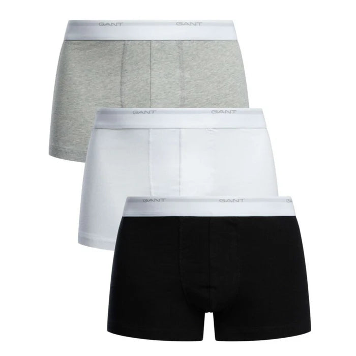 GANT 3 Pack Core Trunks - Black/White/Grey